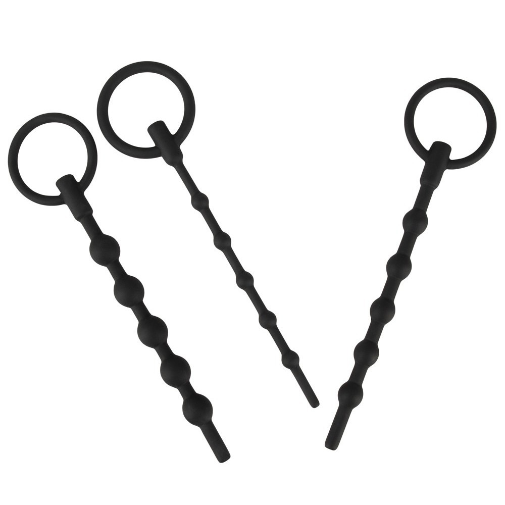 Penis Plug Training Set 3 Pcs. Silicone Penis Plug