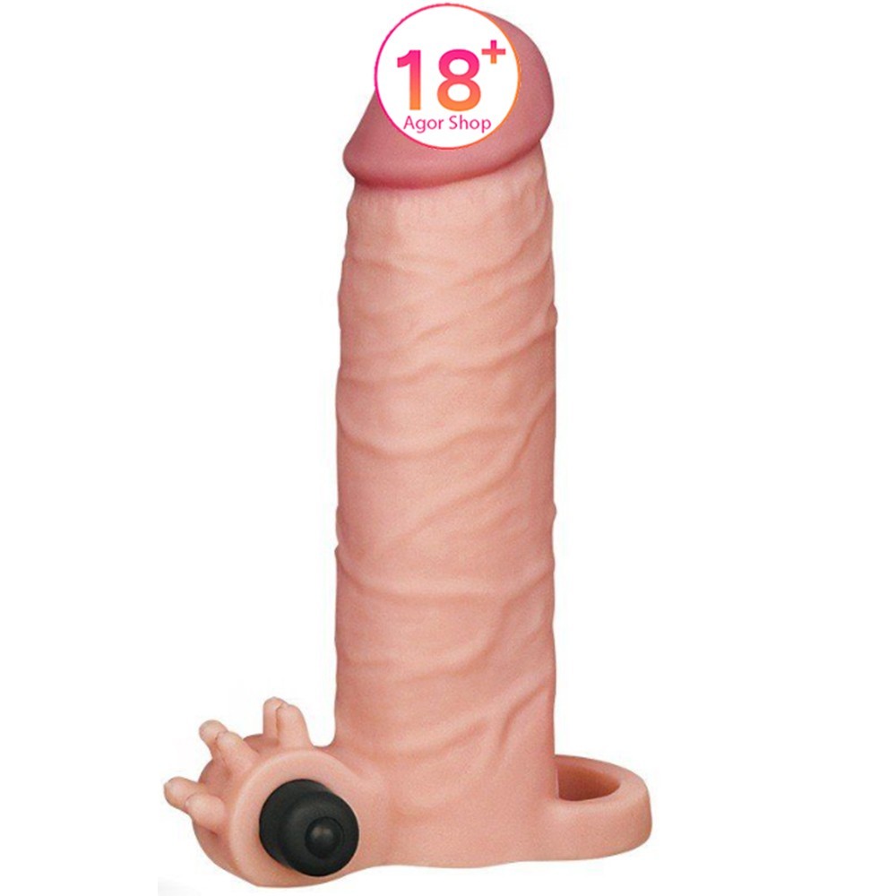 Lovetoy Pleasure X-Tender Vibrating Sleeve Titreşimli Penis Kılıfı LV1061