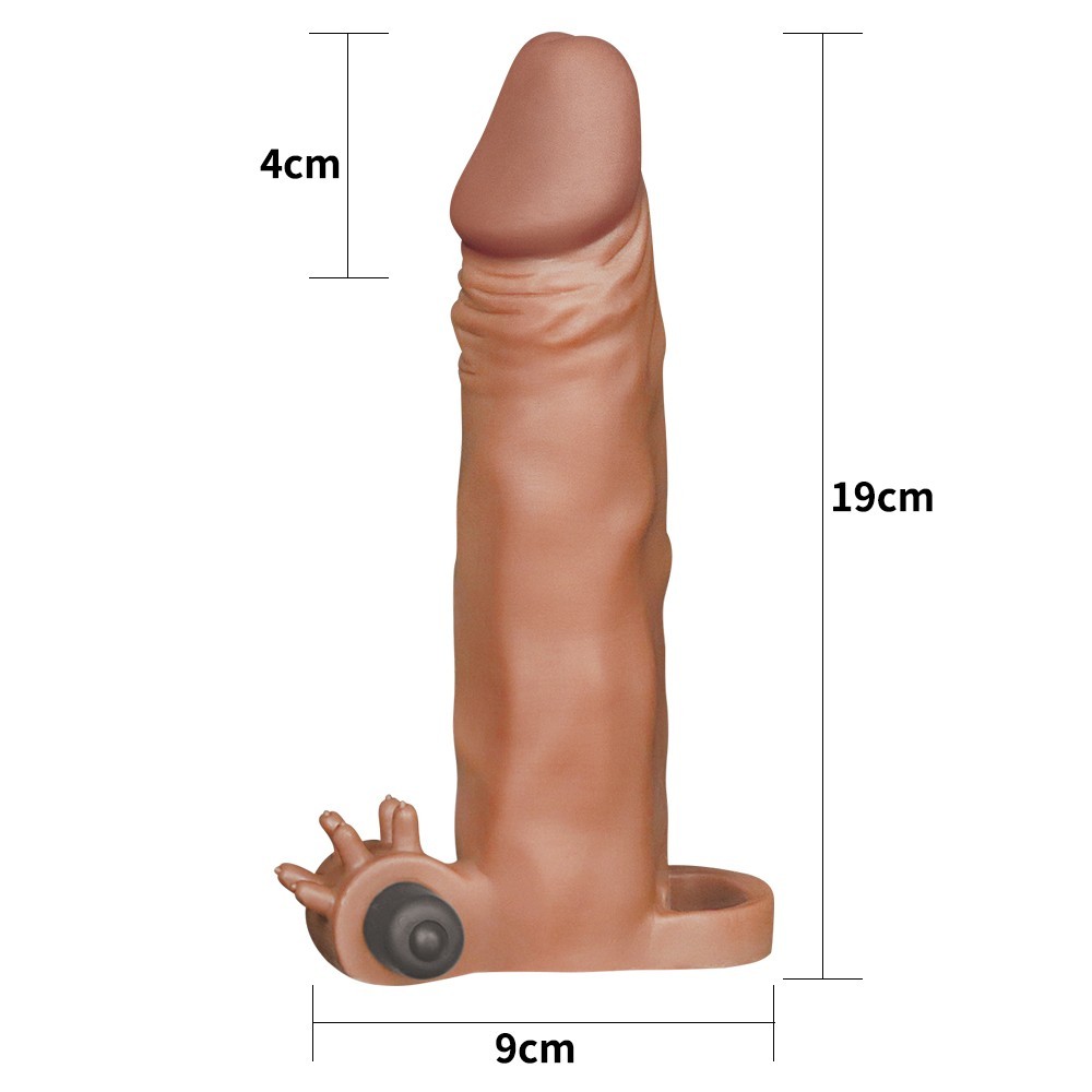 Lovetoy Pleasure X-Tender Vibrating Sleeve Titreşimli Penis Kılıfı LV1063
