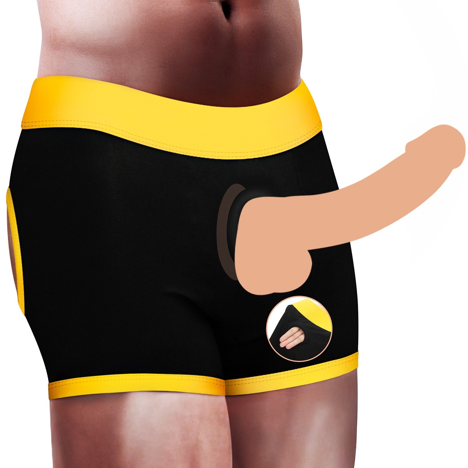 Lovetoy Horny Strapon Shorts M/L Boxer Penis Kemeri LV715025B