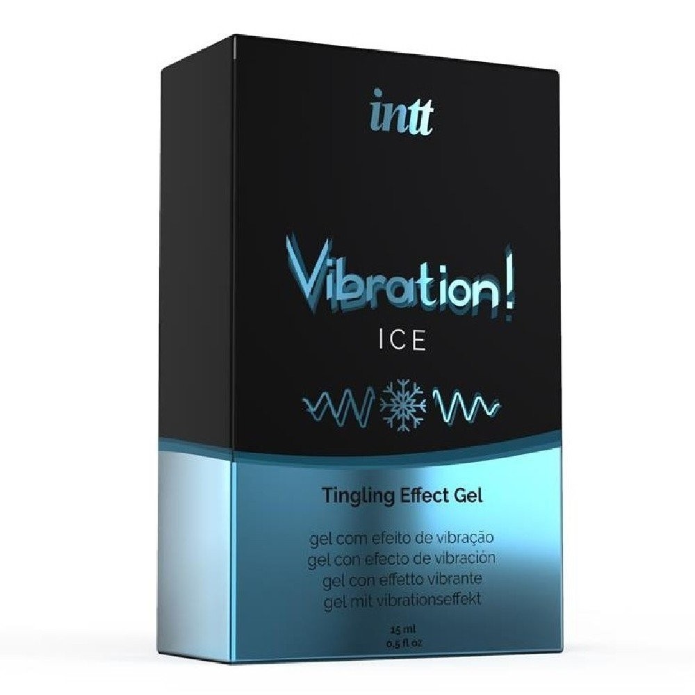 İntt Vibration Blu İce Sıvı Jel Vibratör 15 cm