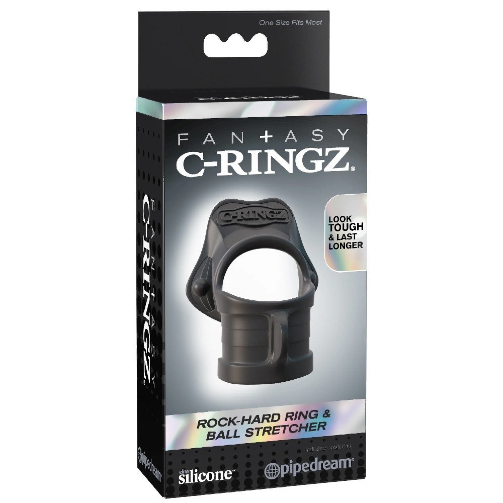 Pipedream Fantasy C-Ringz Rock Hard Ring & Ball Stretcher Penis Halkası