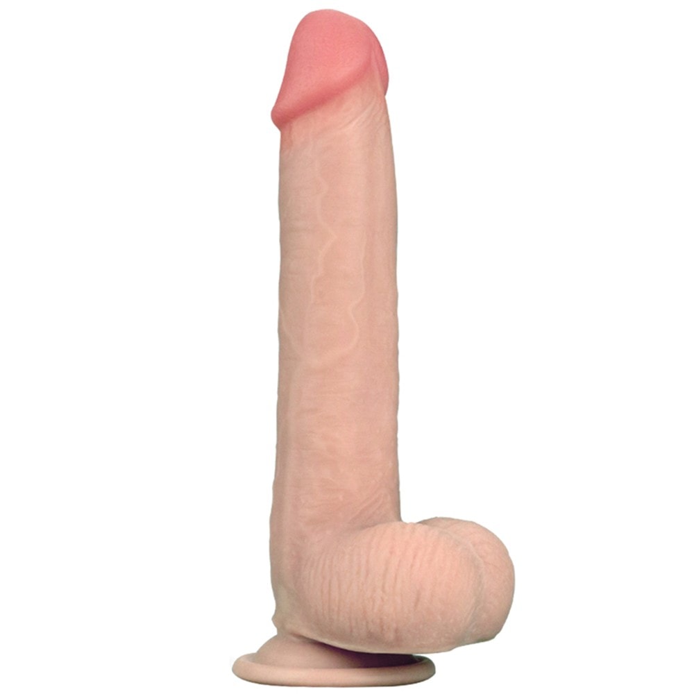 Lovetoy Sliding-Skin Dual Layered Deri Kaydırmalı Dildo 23 Cm LV317003