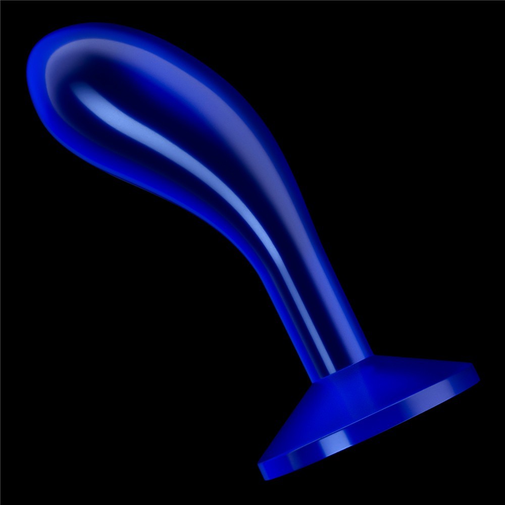 Lovetoy Flawless Clear Prostate Plug 6.0'' Blue Silikon Anal Plug LV310319