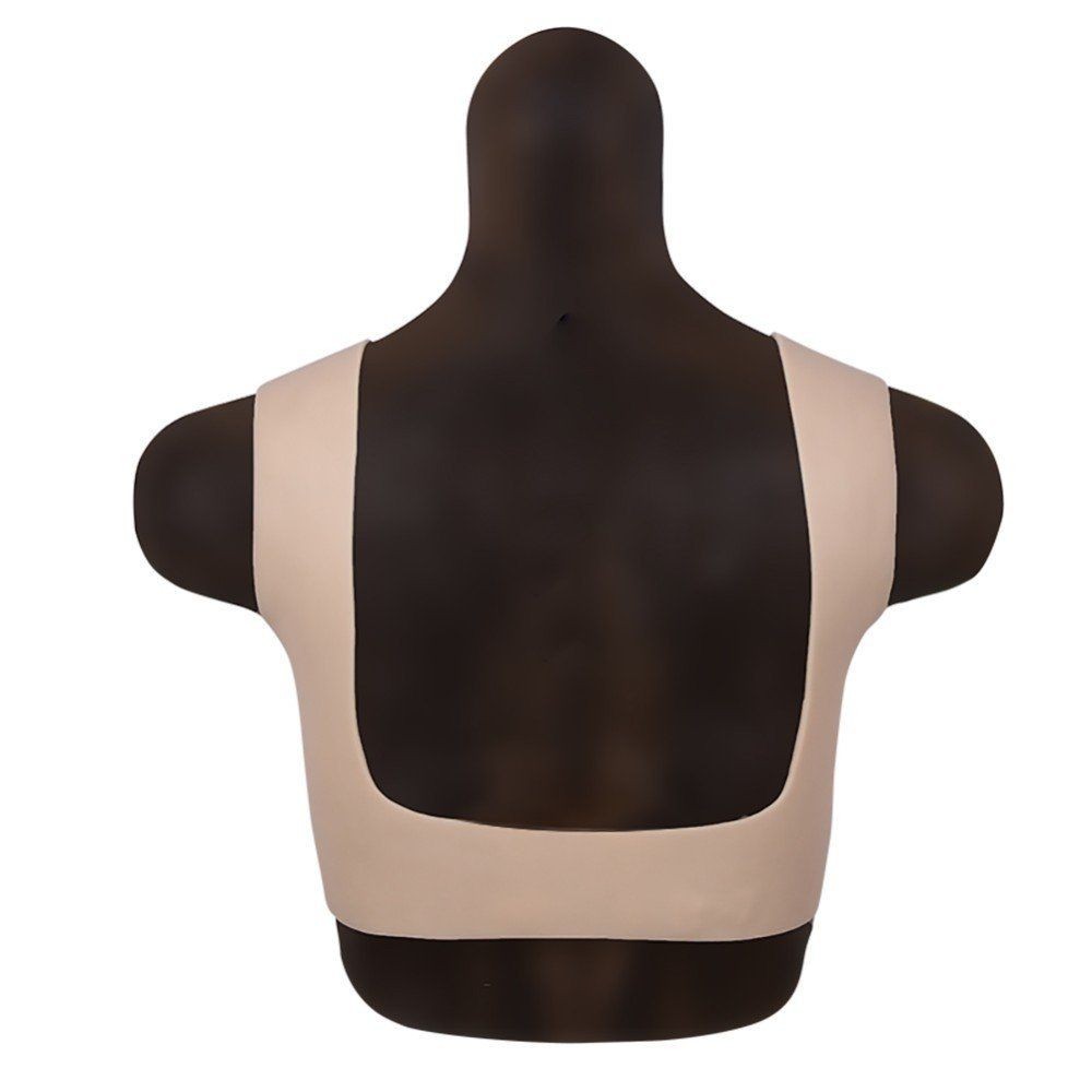 bAŞKa Bodysuit Crossdresser Askılı Silikon Giyilebilir Göğüs Cup D