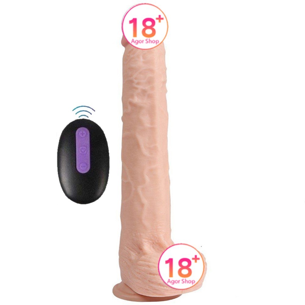 Shequ Vibrating Dildo Series Bart 29 cm Titreşimli Realistik Penis SQ-WBE10038