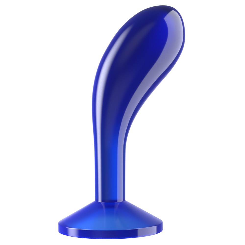 Lovetoy Flawless Clear Prostate Plug 6.0'' Blue Silikon Anal Plug LV310319