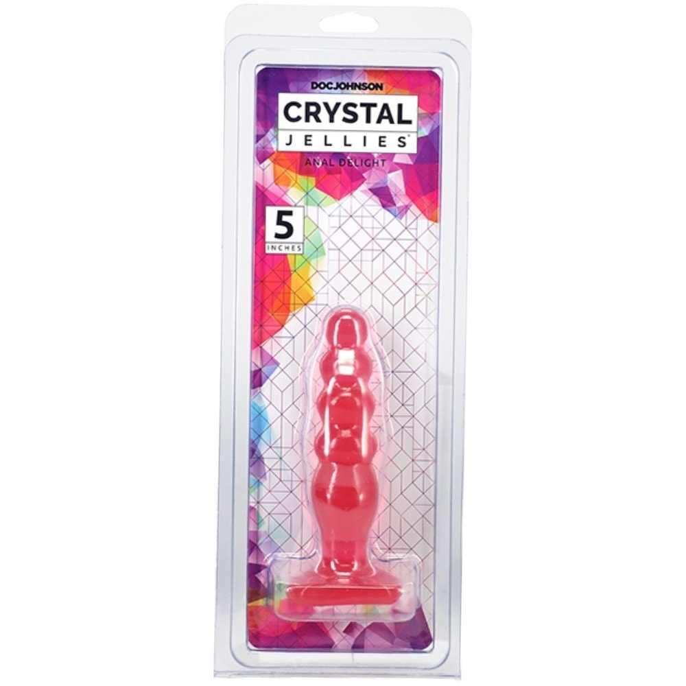 Doc Johnson Crystal Jellies Anal Delight 5 Inch Anal Silikon Plug