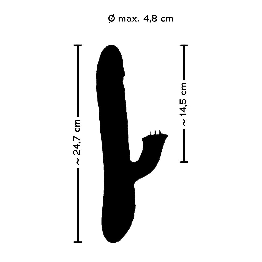 Sweet Smile Thrusting and Rotating Dönebilen ve İleri Geri Rabbit Vibrator
