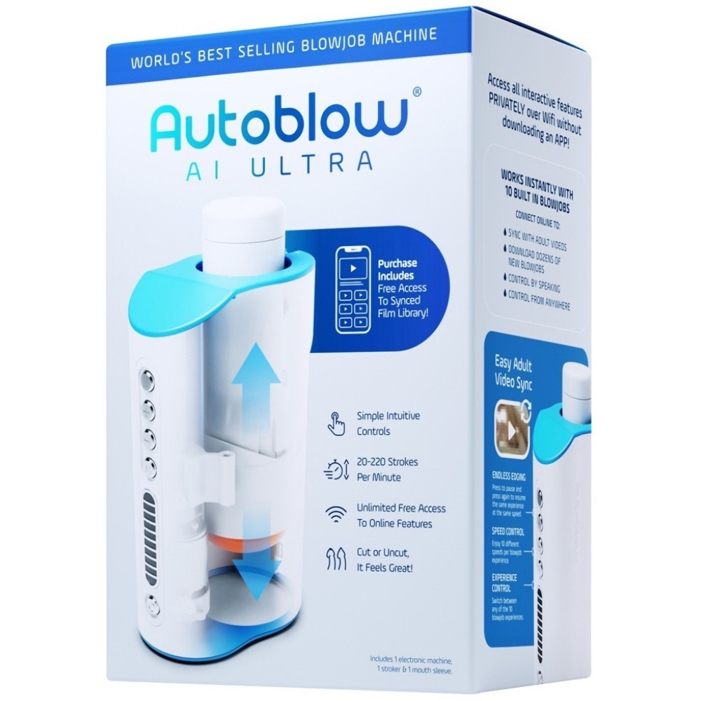 Autoblow A.I. Ultra Telefon Kontrollü Yapay Zeka Destekli Masturbator