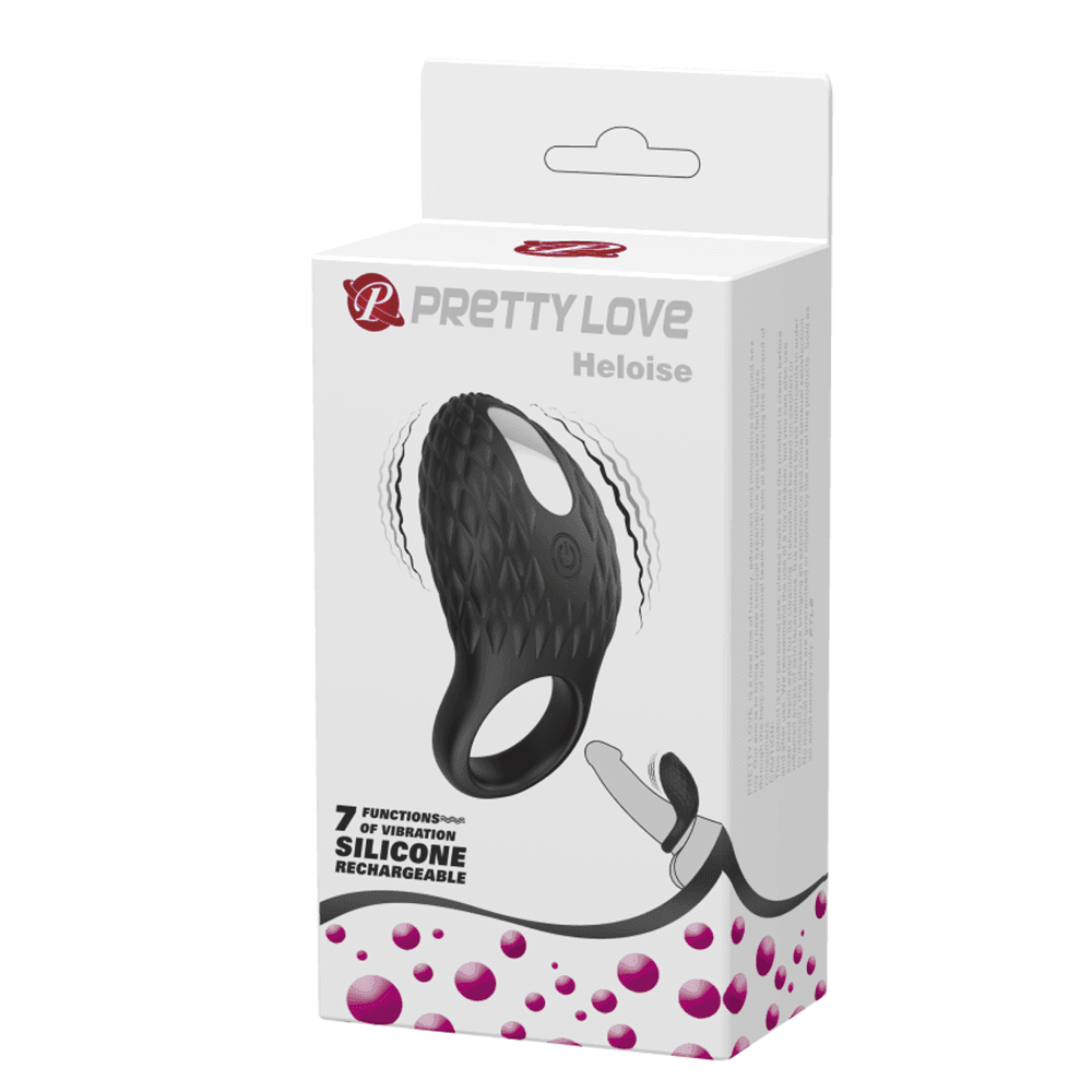 Pretty Love Heloise Vibrating Ring 7 Modlu Titreşimli Penis Halkası BI-210192