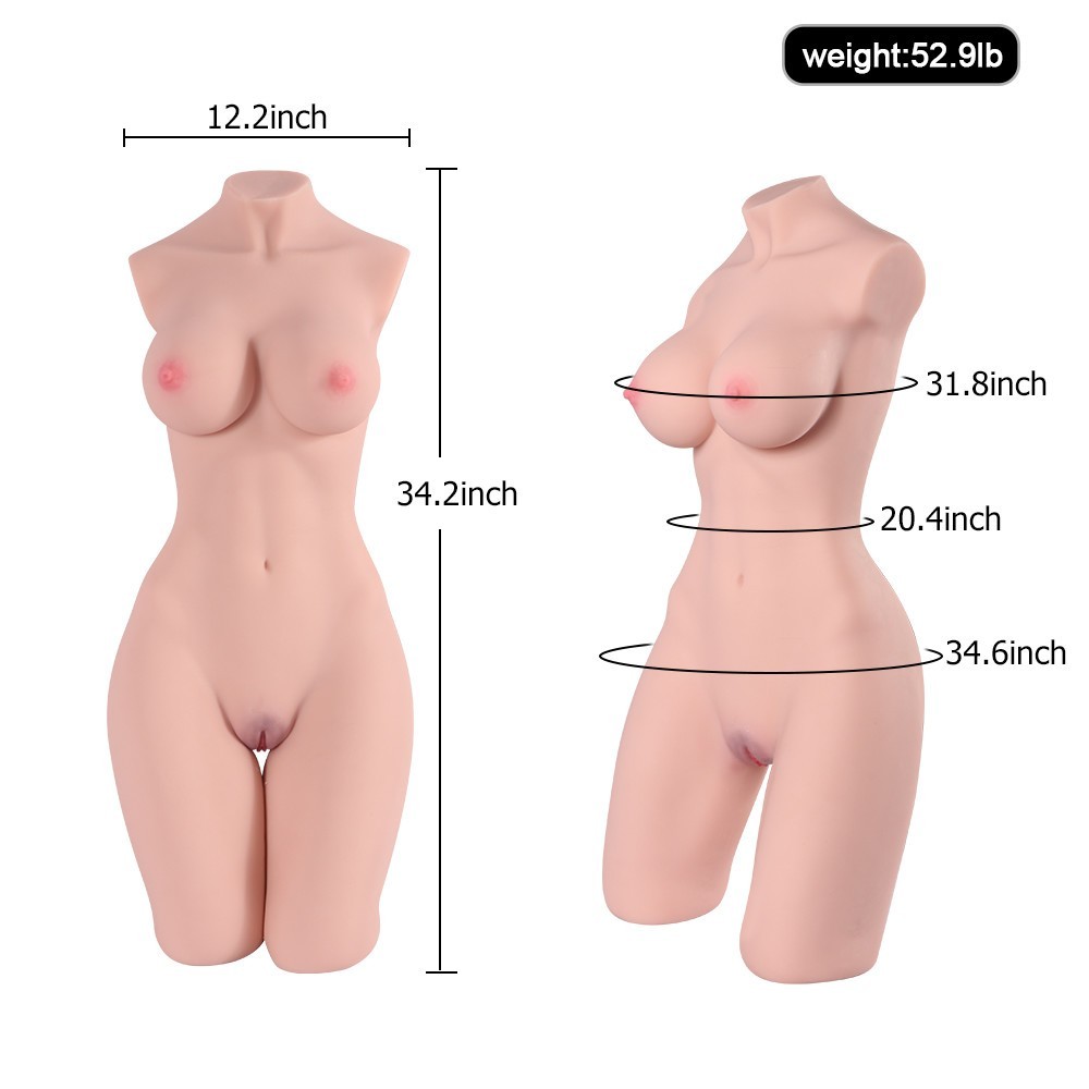 Shequ Erica Skeleton Hareketli Pozsiyon Silikon Vücut Masturbator SQ-MA20013