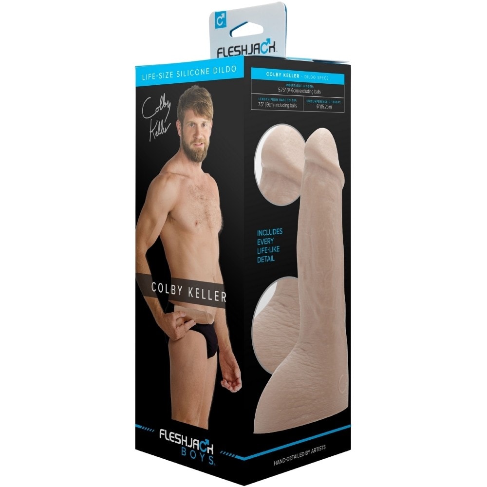 Original Fleshjack Boys Colby Keller Dildo Realistik Penis