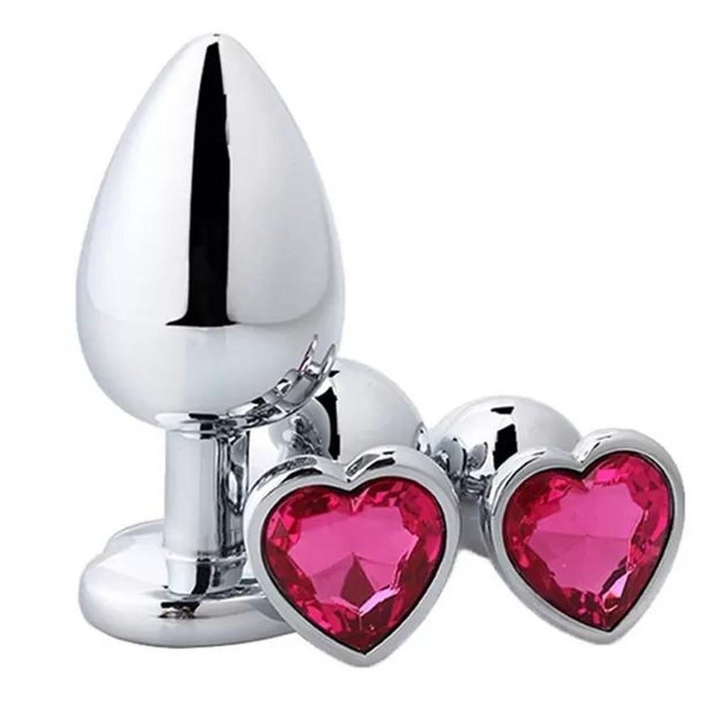 bAŞKa Anal Fantasy My Heart Jewellery Kalpli Metal Anal Plug-Medium