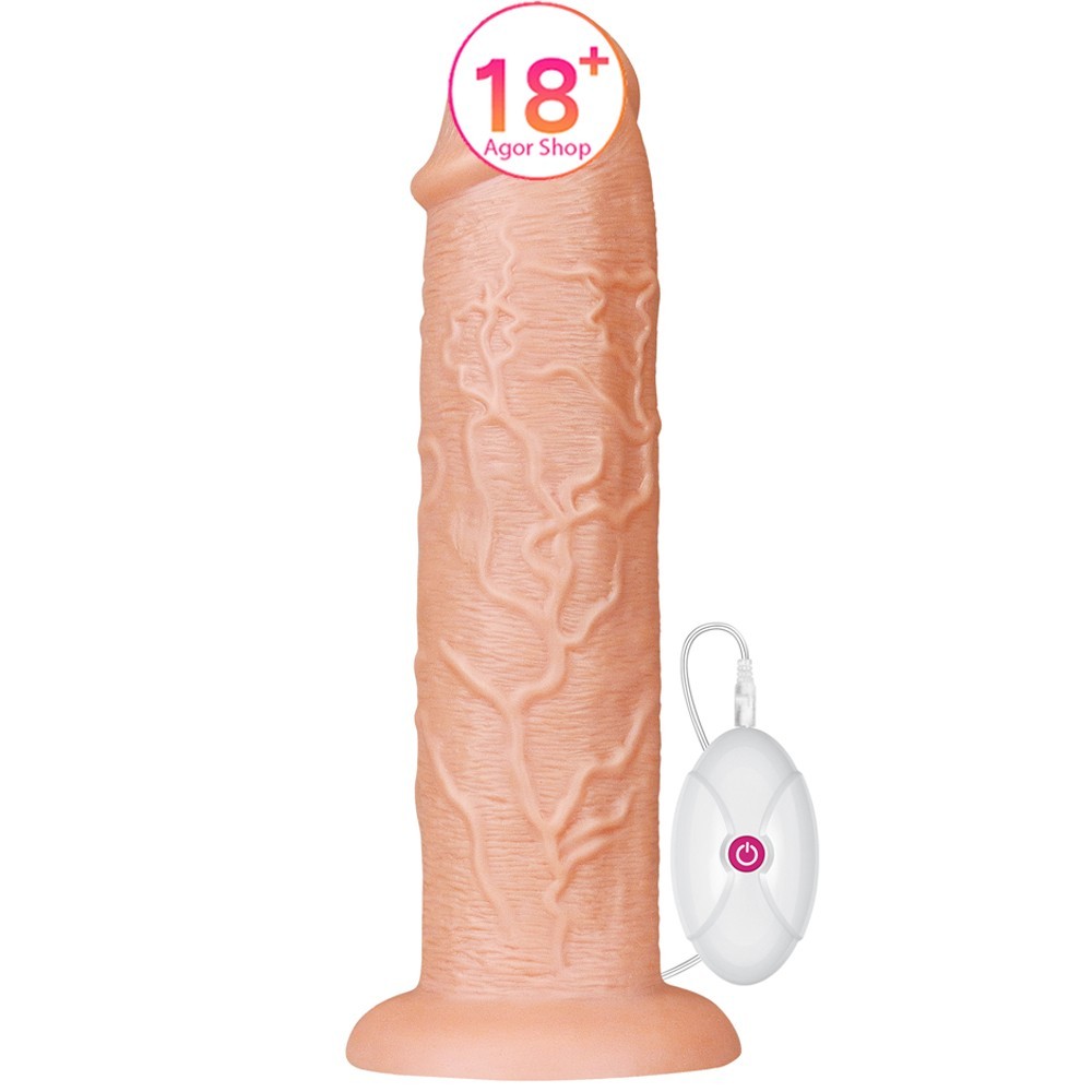 Lovetoy 11'' Realistic Long Vibrating Dildo 28 Cm Realistik Titreşimli Penis