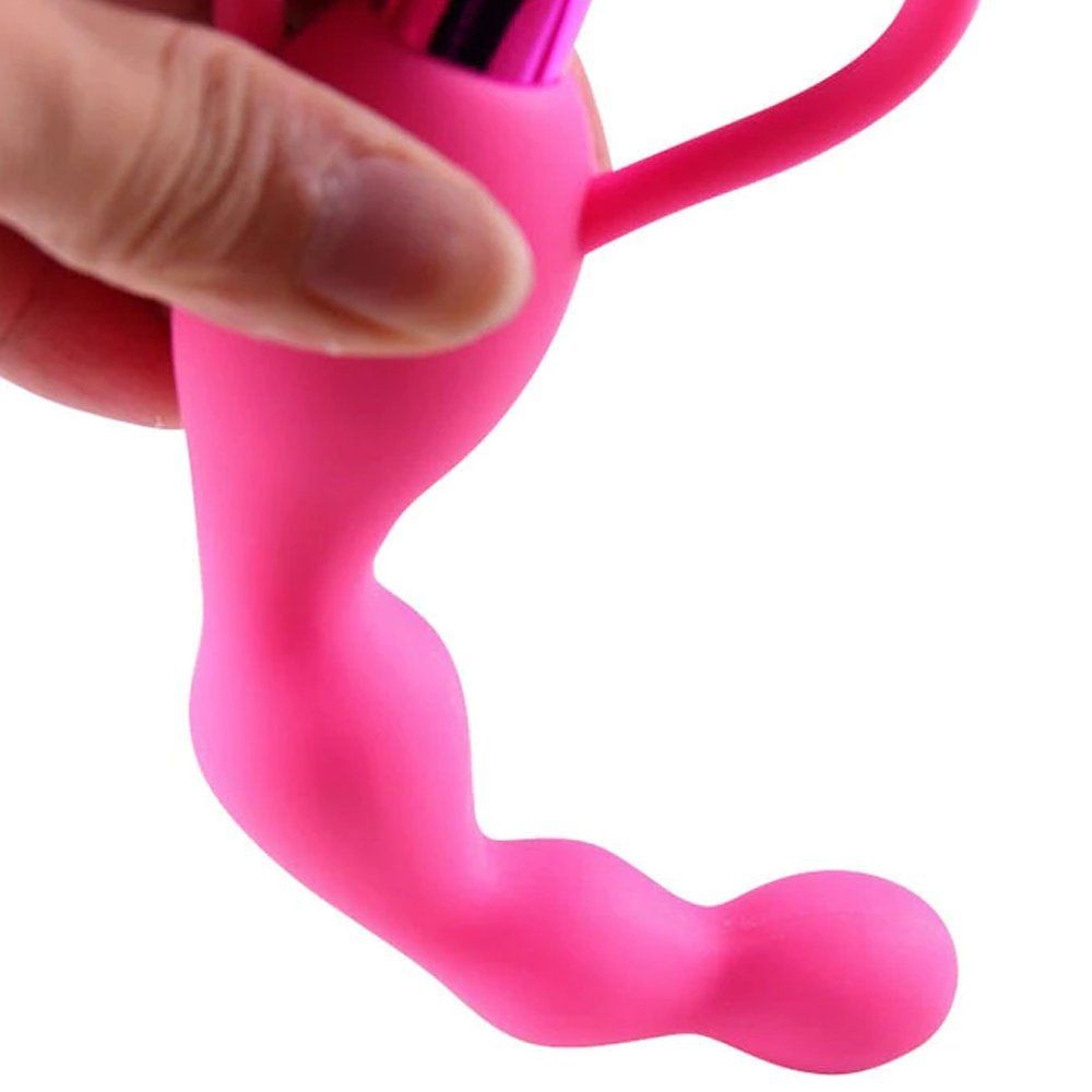 bAŞKa Anal Fantasy Beaded 10 Mod Boncuk Anal Vibratör-Pink