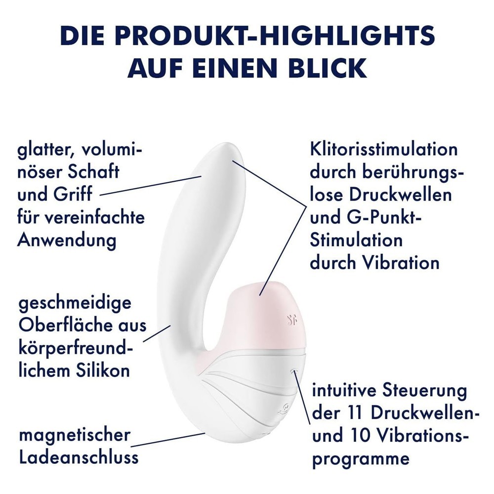 Satisfyer Supernova Insertable Double Emiş Güçlü Vibratör