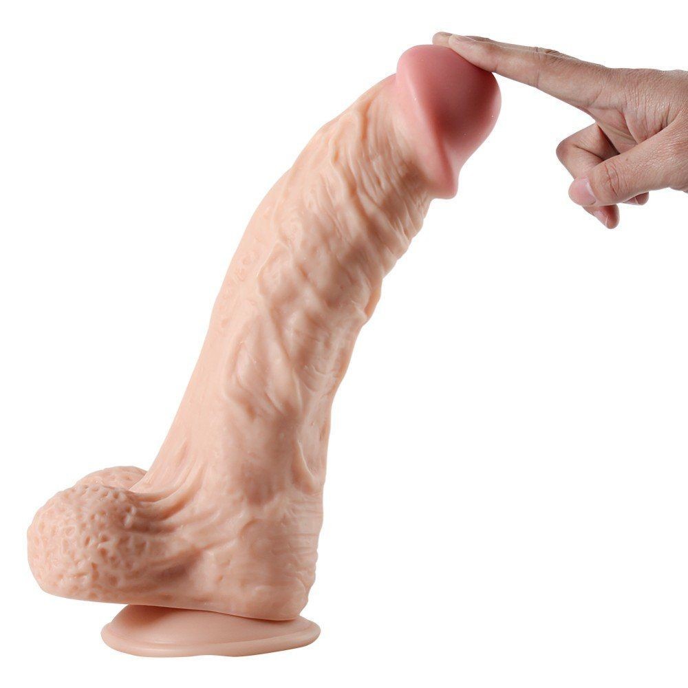 Xise Dildo Series Large Leilong Flexible 32.5 cm Realistik Büyük Penis XS-WBC10047-L