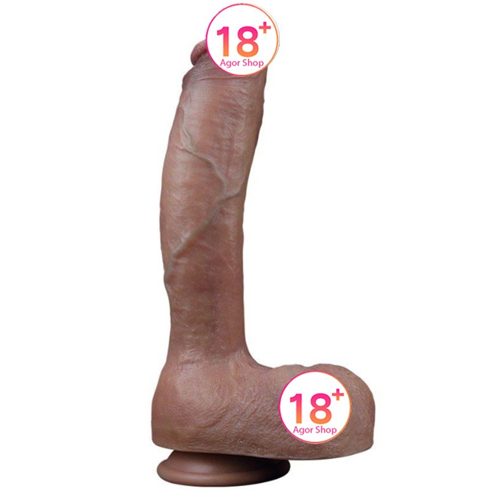 Lovetoy Nature Cock 10.5'' Çift Katmanlı Büyük Realistik Penis LV411052