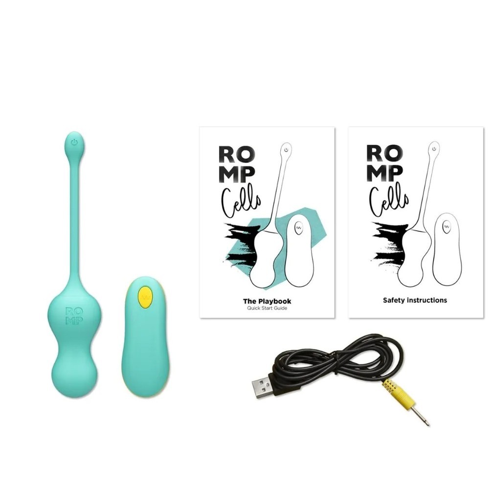 Romp Cello Remote Controlled Vibrating Egg Kegel Vibratör
