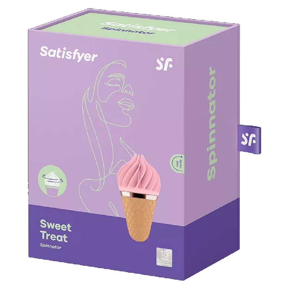 Satisfyer Sweet Treat Dönen Silikon Şarj Edilebilir Klitoral Vibratör
