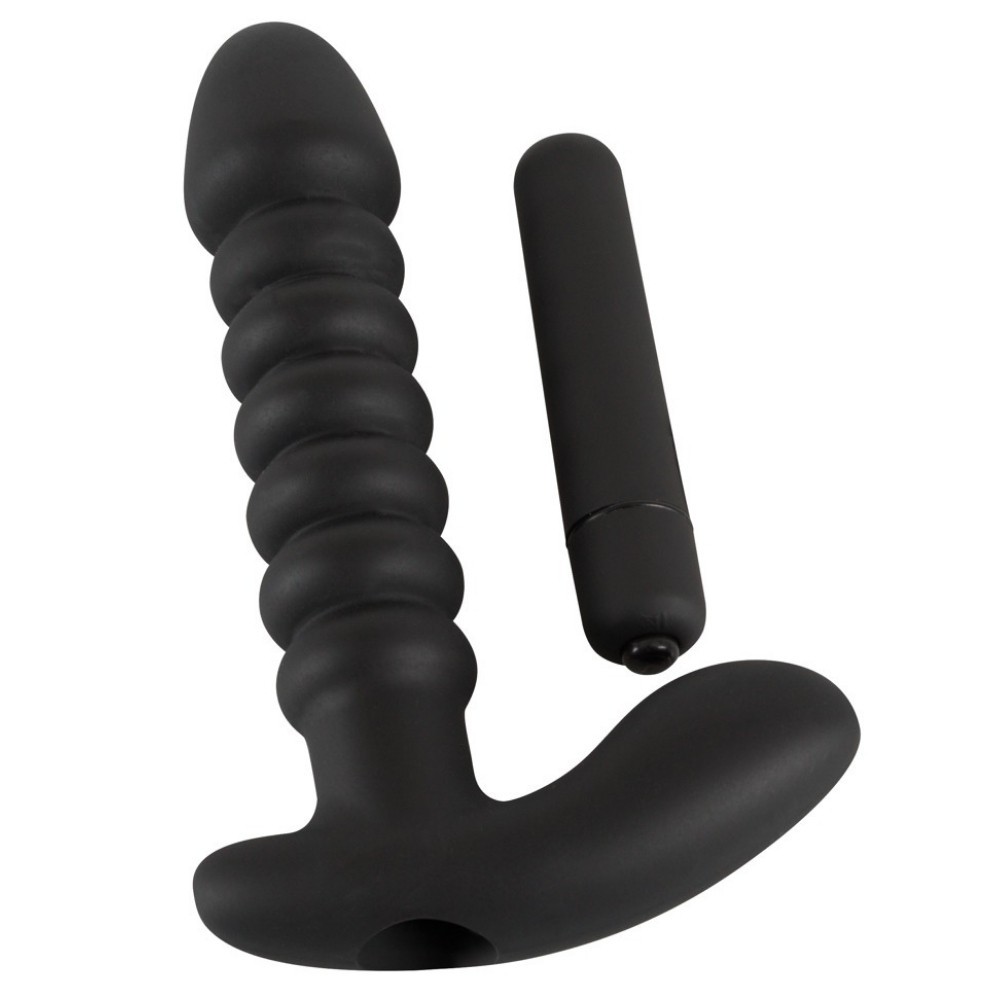 Black Velvets Vibrating Medium Plug Titreşimli Anal Vibratör