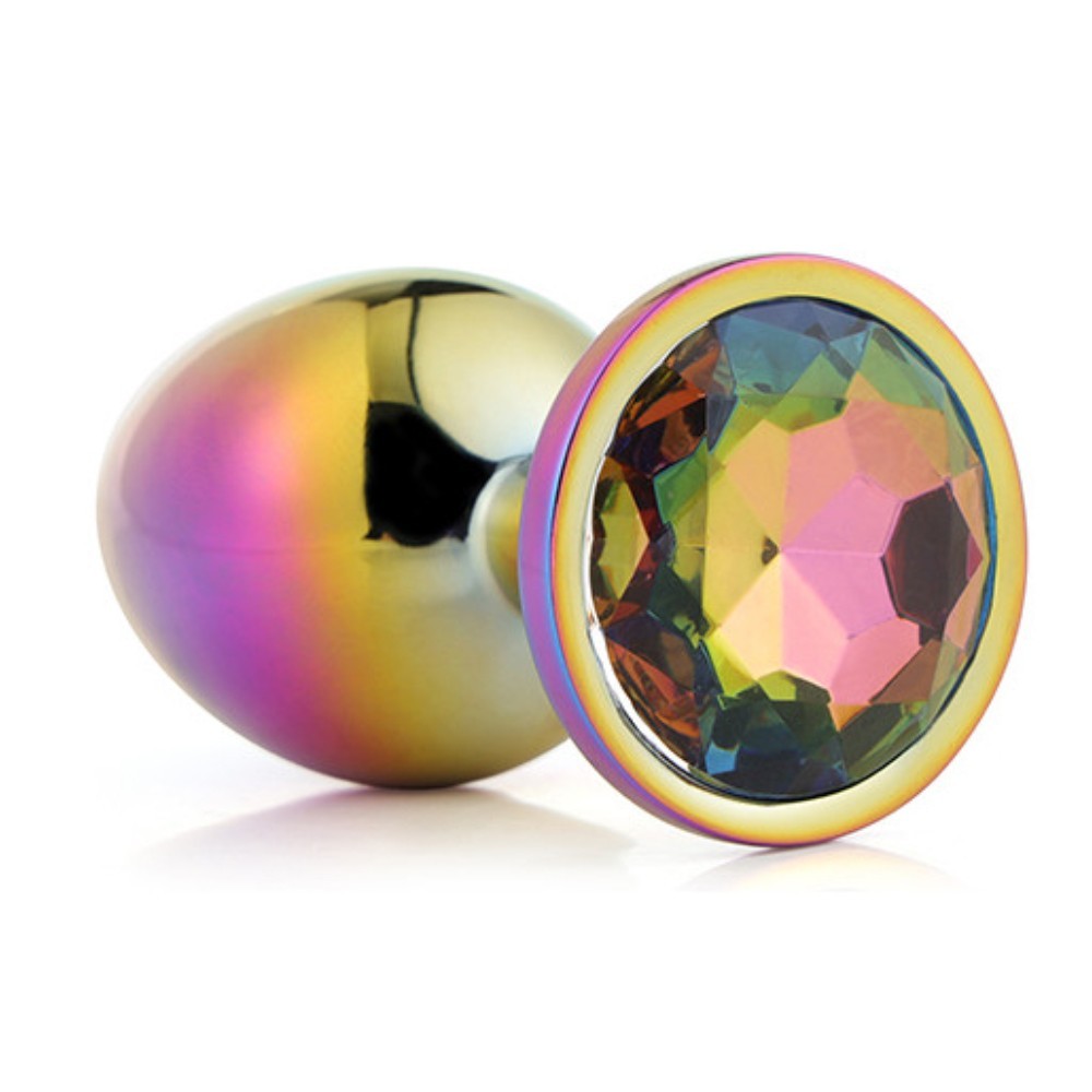 ToyJoy Twilight Booty Rainbow Jewel Metal Anal Plug