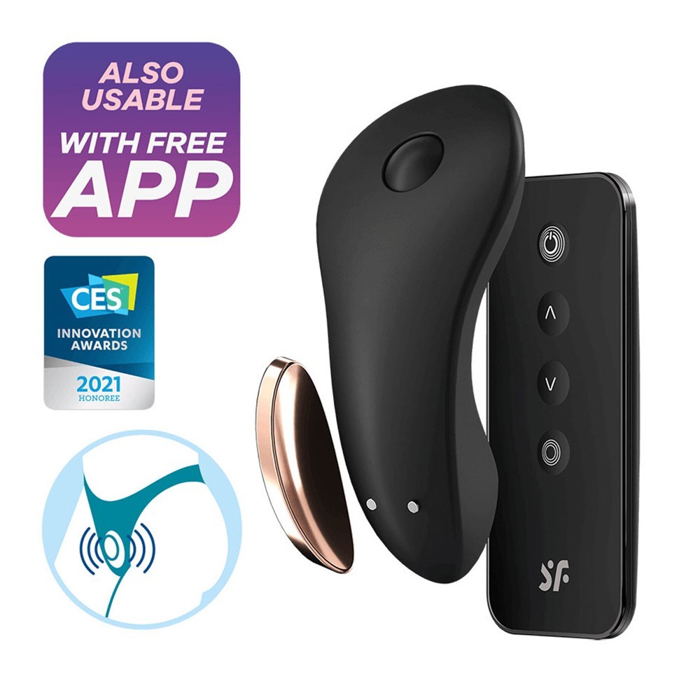 Satisfyer Little Secret Telefon Kontrollü ve Uzaktan Kumandalı Giyilebilir Vibratör