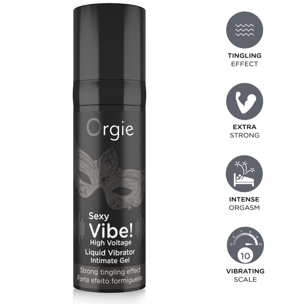 Orgie Sexy Vibe Yüksek Voltaj Sıvı Vibratör 15 ml.
