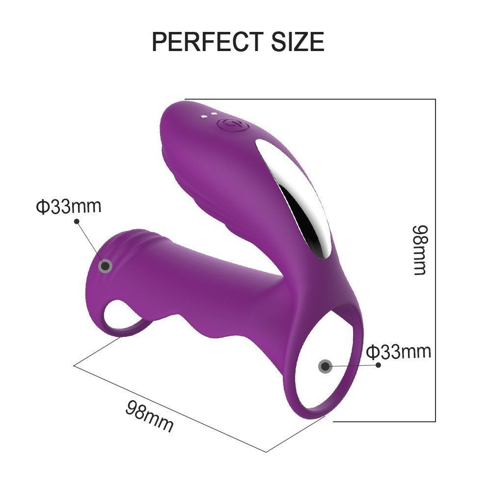 bAŞKa Cockring Clitoral Stimulation Penis Kafesi-Siyah