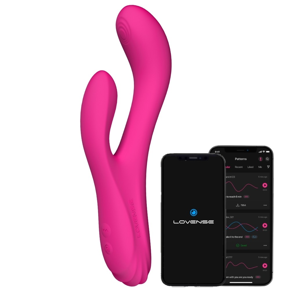 Lovense Osci 3 Hareketli Telefon Kontrollü ve Isıtmalı Rabbit Vibratör