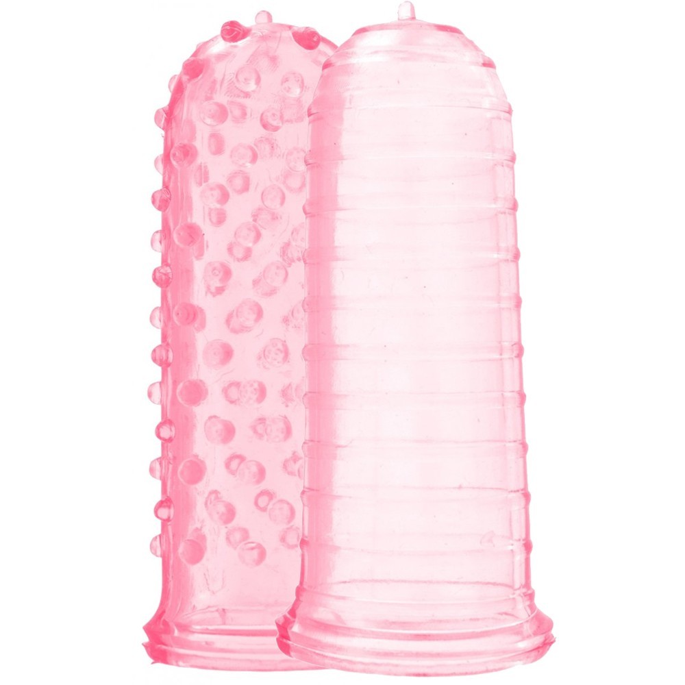 ToyJoy Sexy Finger Ticklers Jel Doku Parmak Kılıfı-Pink