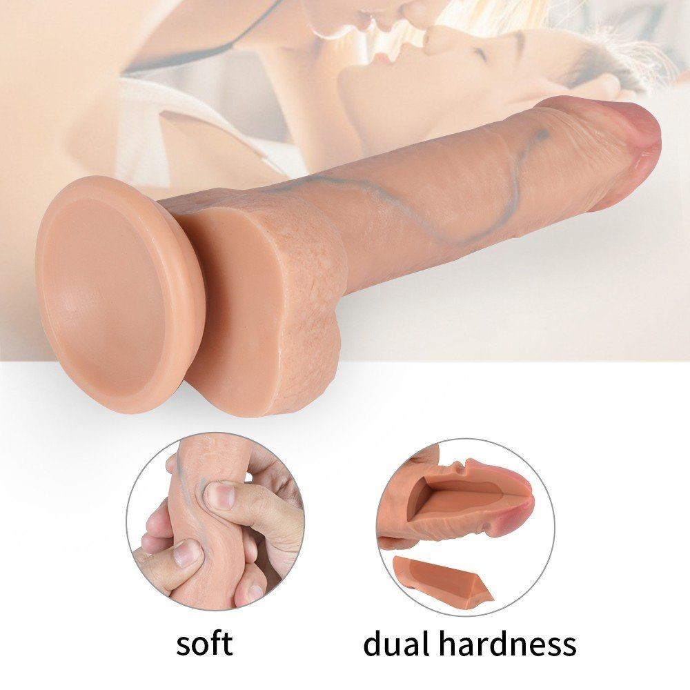 Shequ Dildo Series Sean Flesh 22 cm Realistik Penis SQ-WBC10043