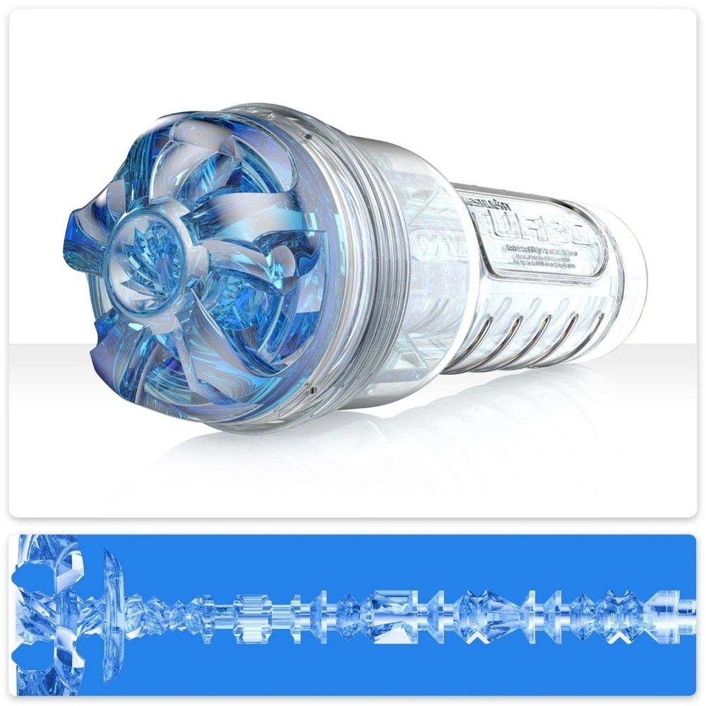 Orjinal Fleshlight Turbo Thrust Blue Ice Oral Masturbator