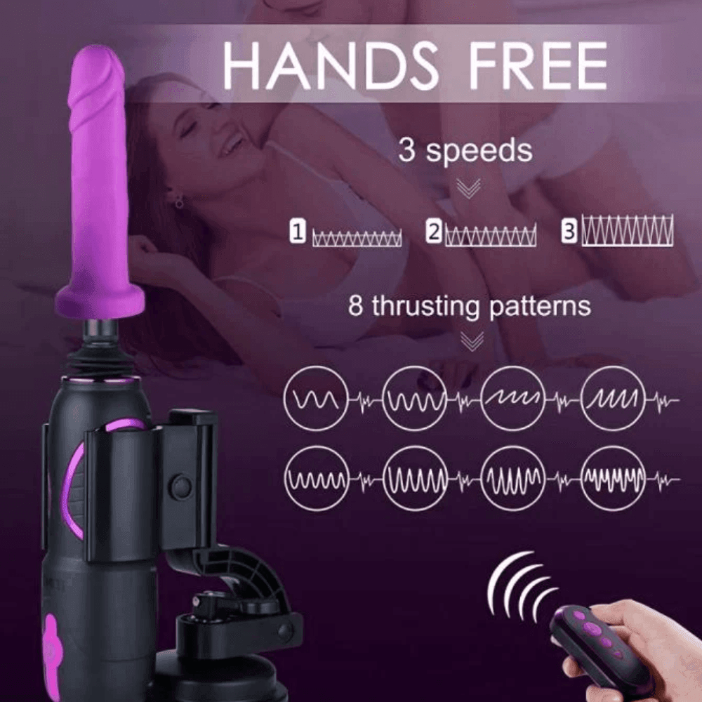 Hismith Pro Traveler 2.0 Strong Suction Cup Telefon Seks Makinesi
