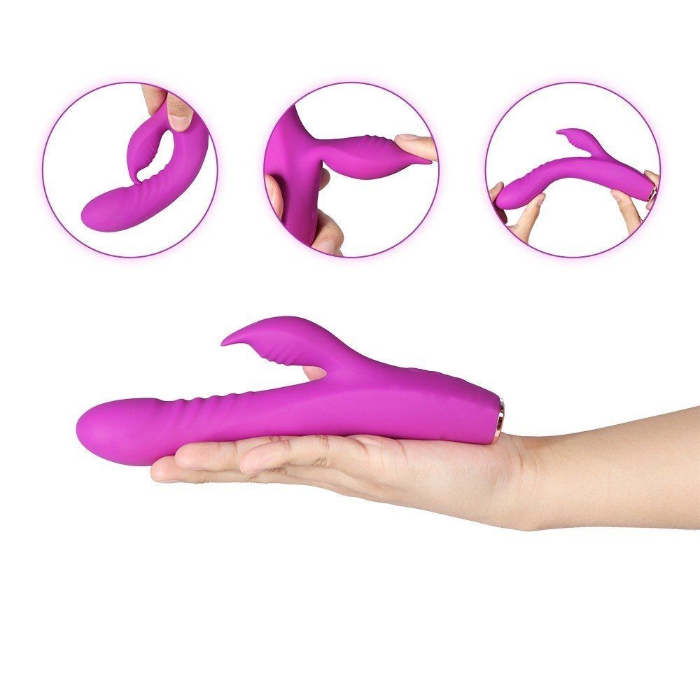 Shequ Riva 10 Fonksiyonlu Titreşimli G-Bölgesi ve Klitoris Rabbit Vibratör SQ-V10102