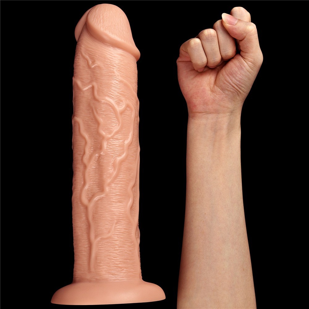 Lovetoy 11'' Realistic Dong Dildo 28 Cm Realistik Yapay Penis LV111012