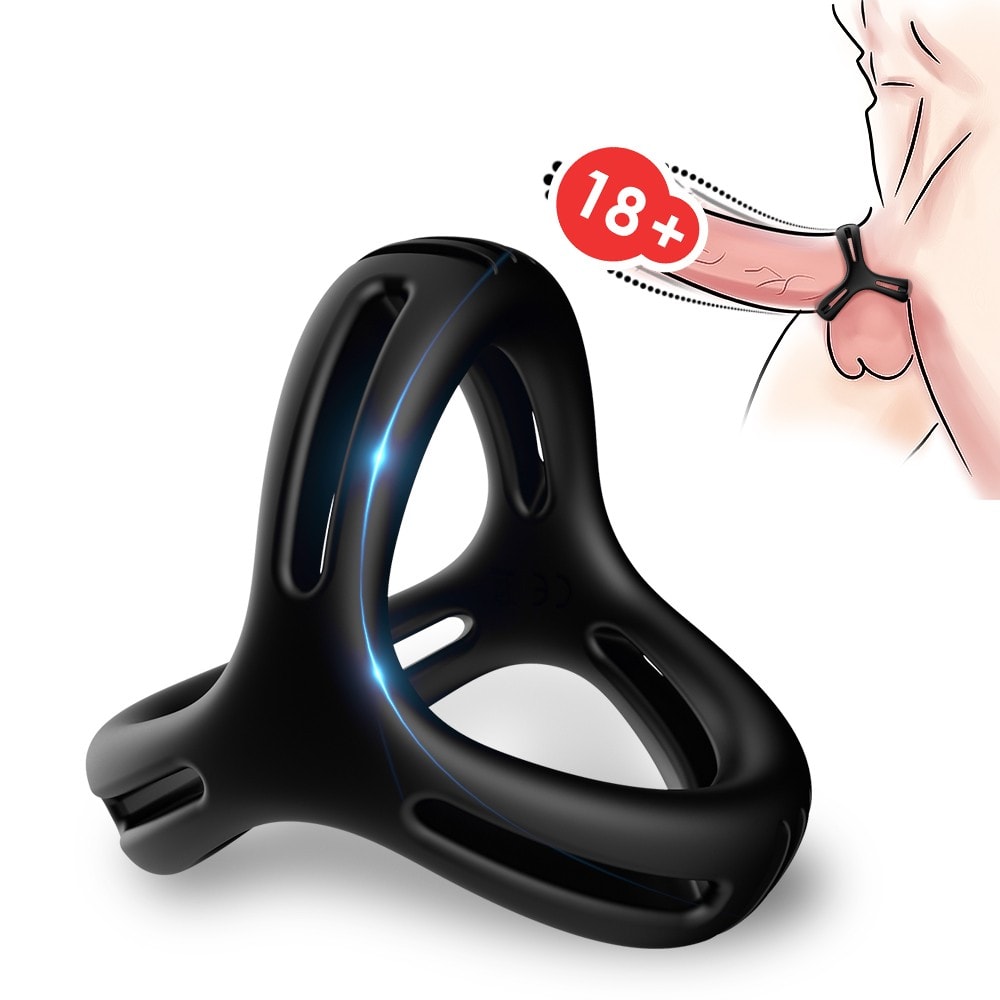 bAŞKa Erotica Toys Performance Testis Destekli Silikon Penis Halkası