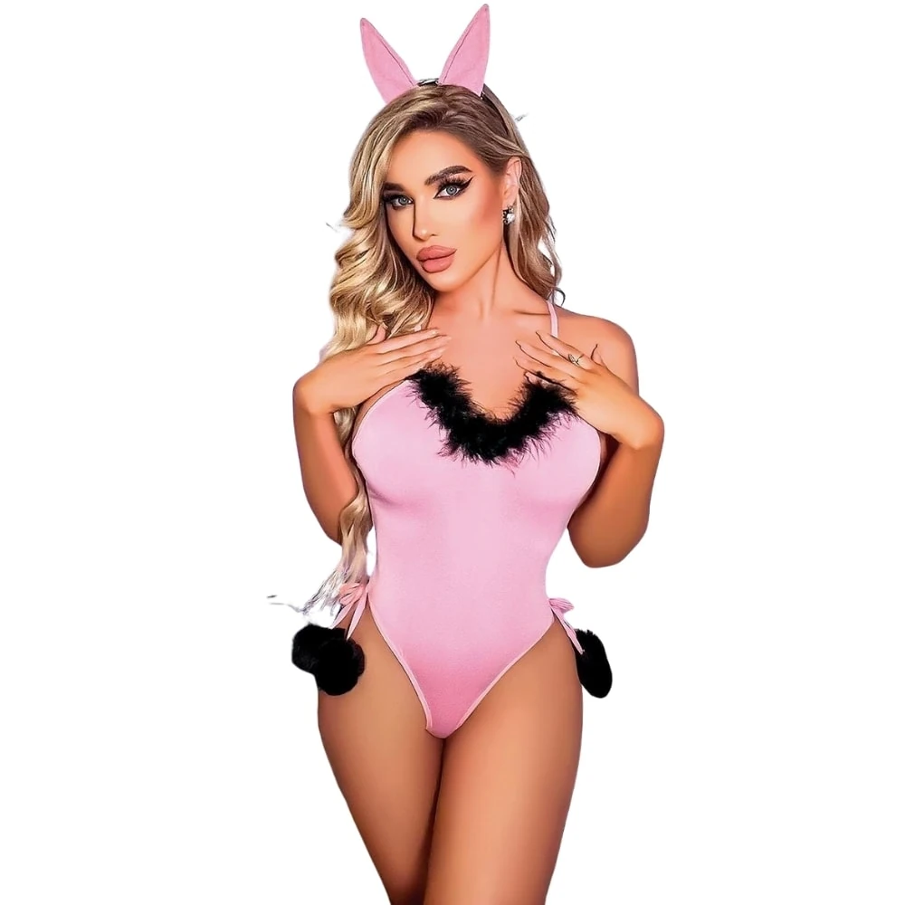 Başka Fantasy Wear Pembe Tavşan Kız Kostümü