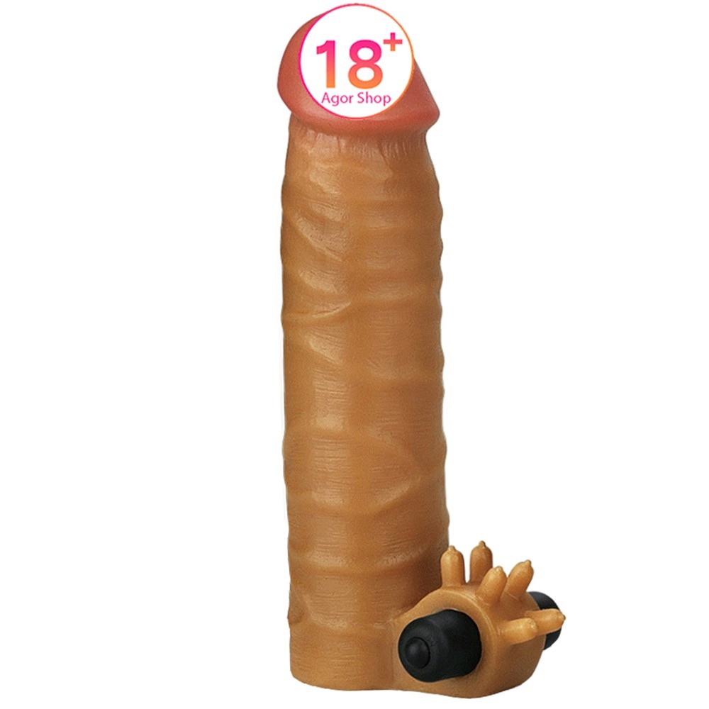 Lovetoy Nature Extender Natural Et Doku Titreşimli Penis Kılıfı LV414100B