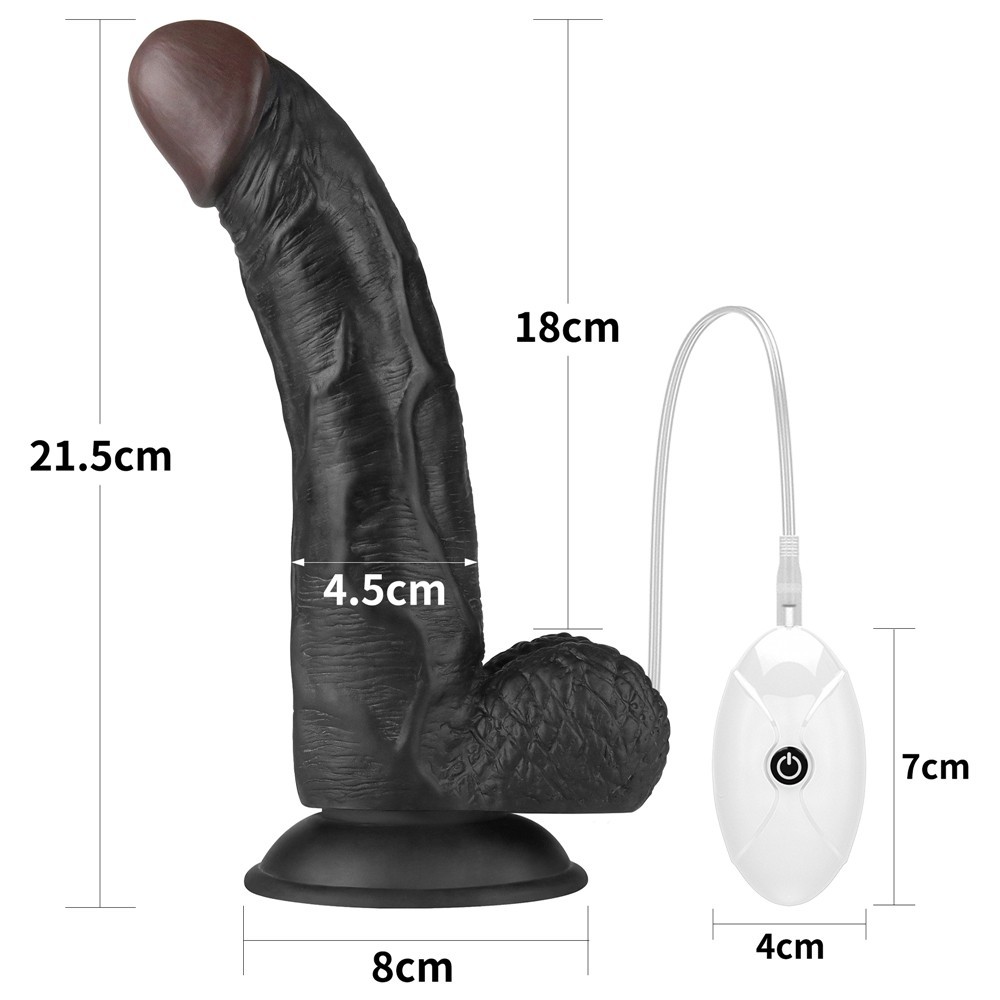Lovetoy Vibrating Easy Strapon Set 8.5'' Belden Bağlamalı Titreşimli Penis LV715128