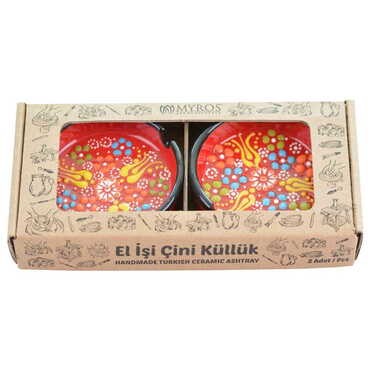 Çi̇ni̇ Küllük 2'li̇ Set- 7,5 Cm Çap