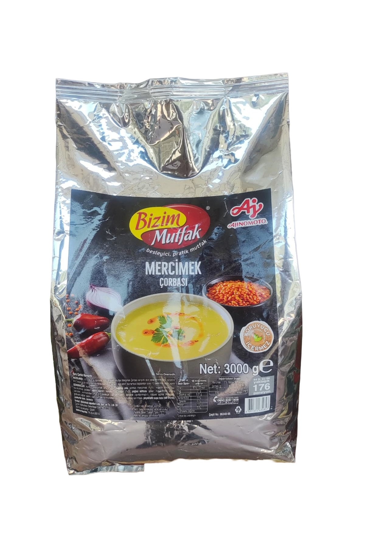 Mercimek Çorbası 3Kg