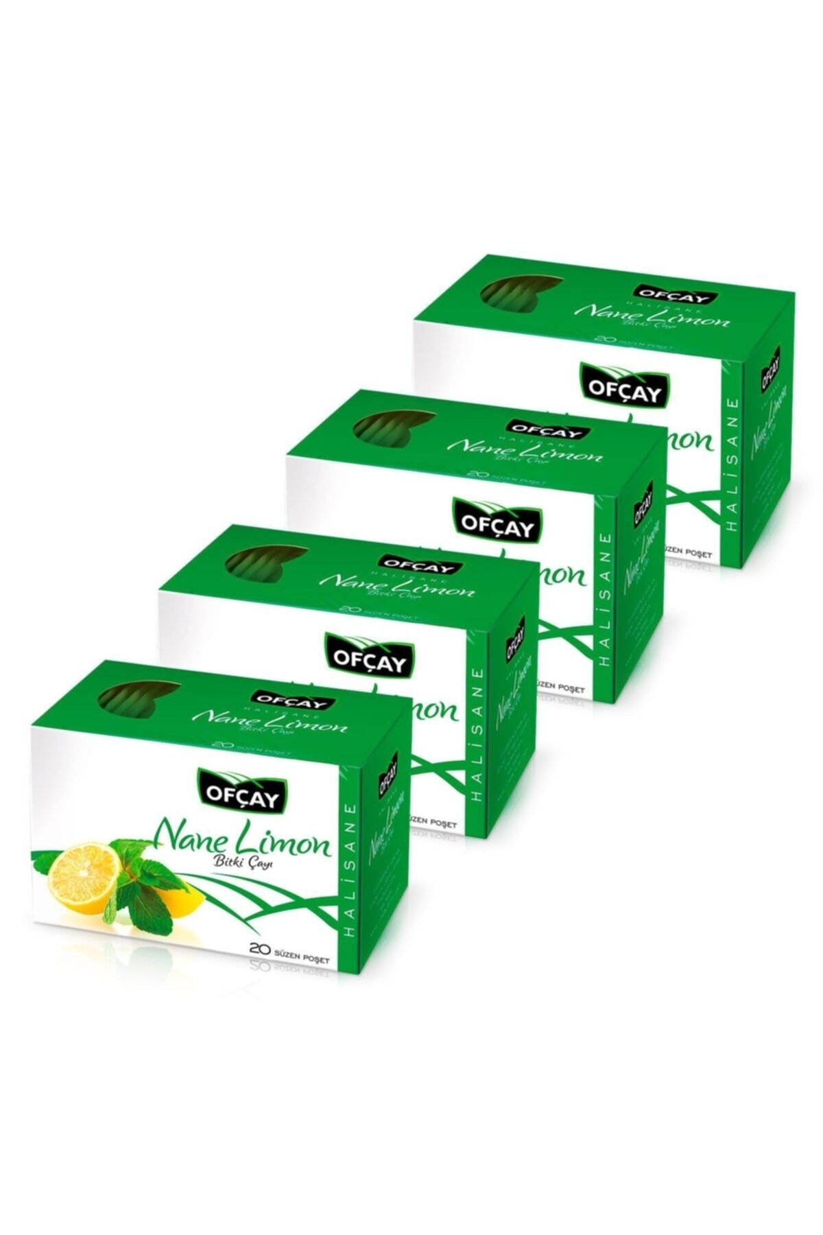 Halisane Nane Limon Çayı 80 Adet (20 Adet X 4)