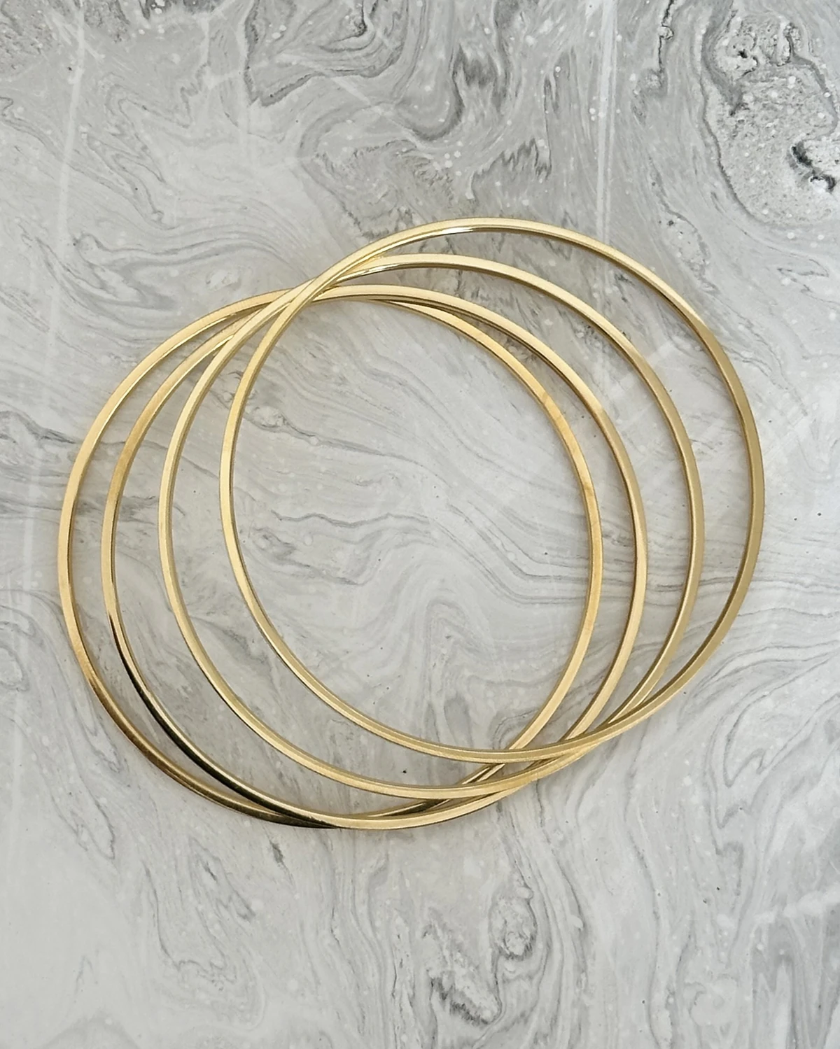 Timeless Bangles – 4’lü Altın Renk Bileklik Seti