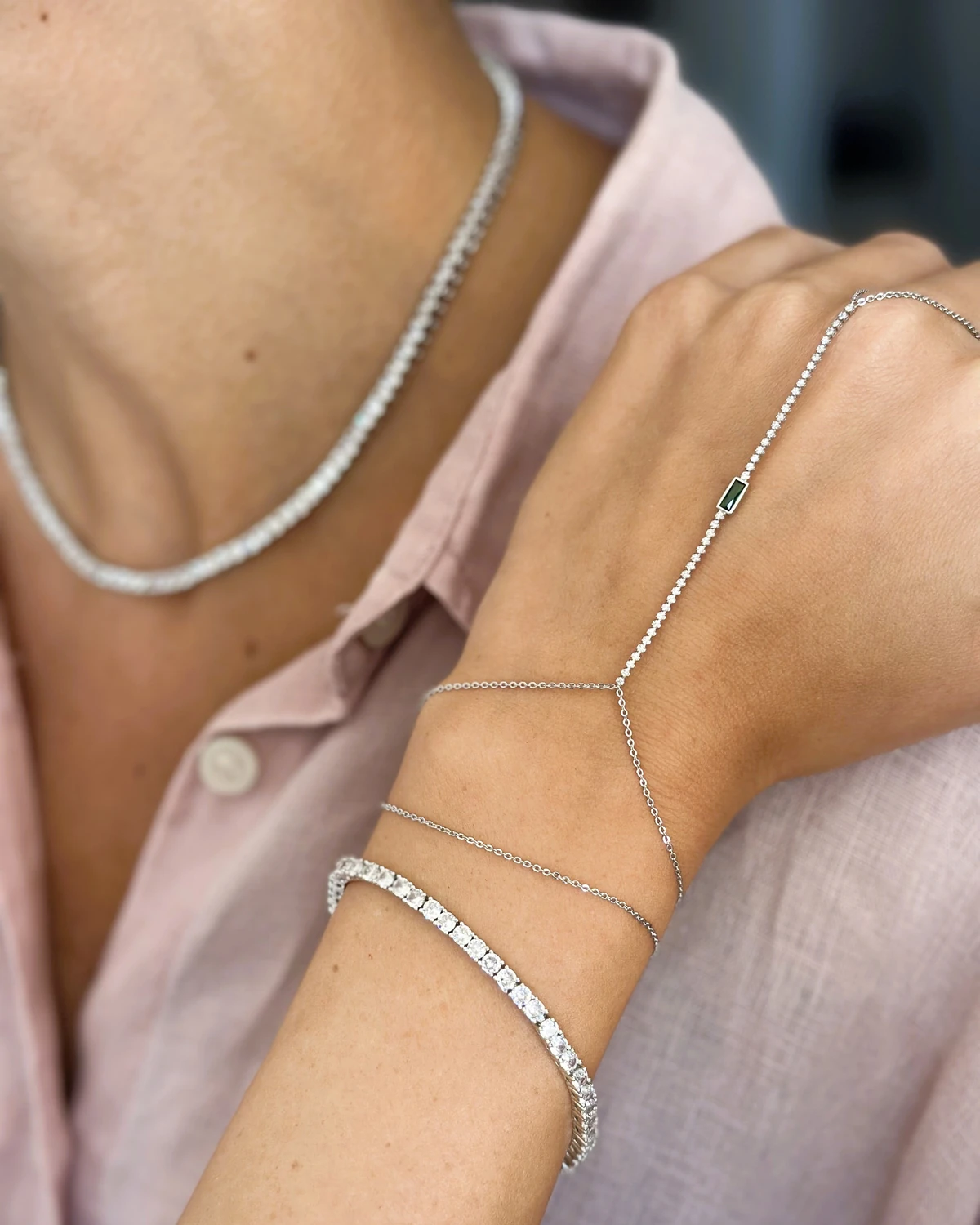 Eternal Shine – Taş Sıralı Bileklik