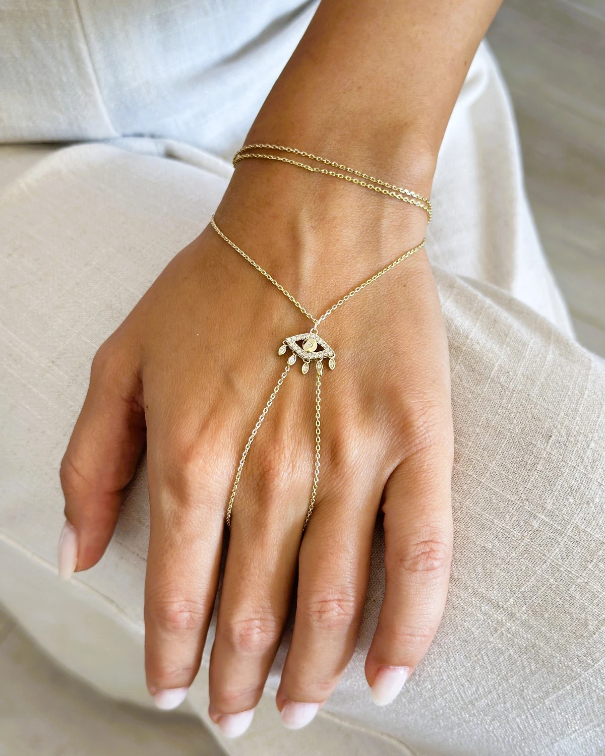 Evil Eye Stones - Taşlı Nazar Boncuklu Şahmeran