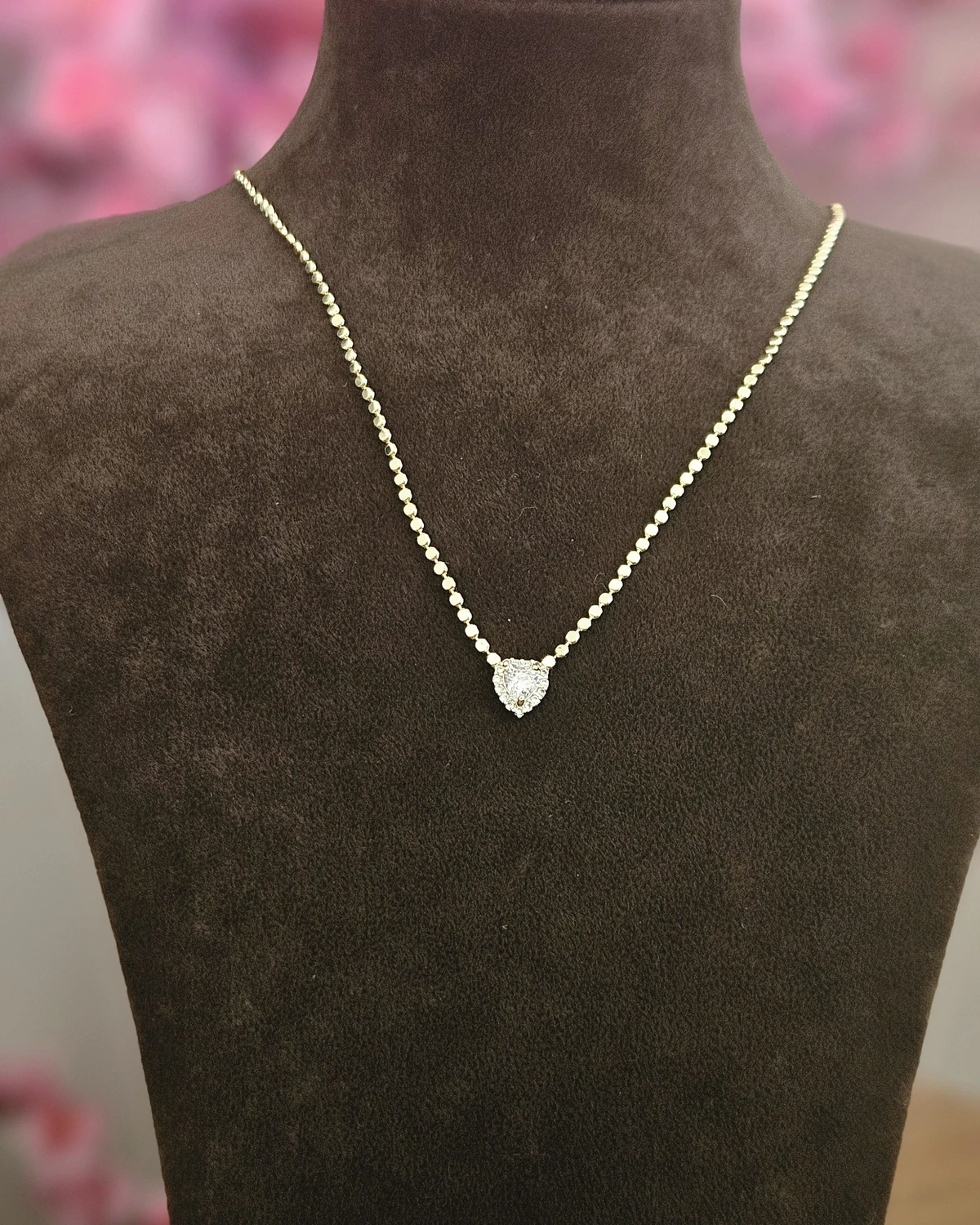 Moonlit Heart – Kalpli Taşlı Kolye