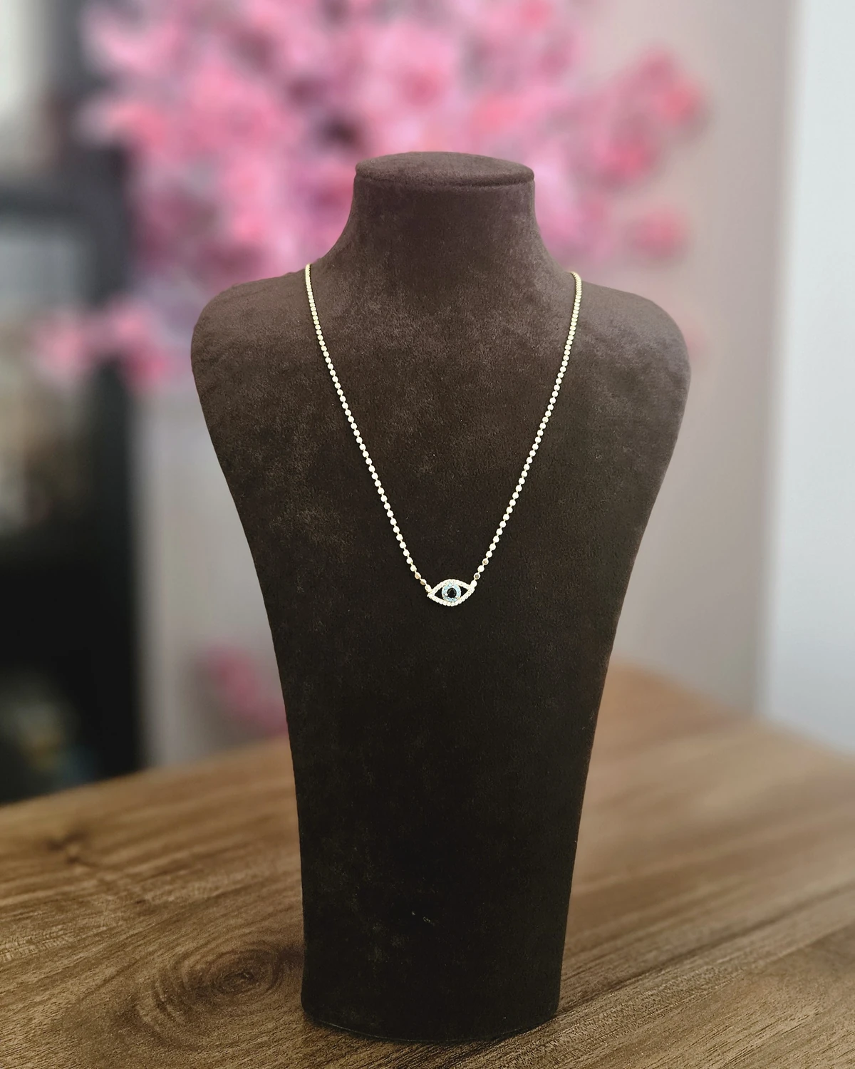 Midnight Eye – Lacivert Taşlı Nazar Kolye