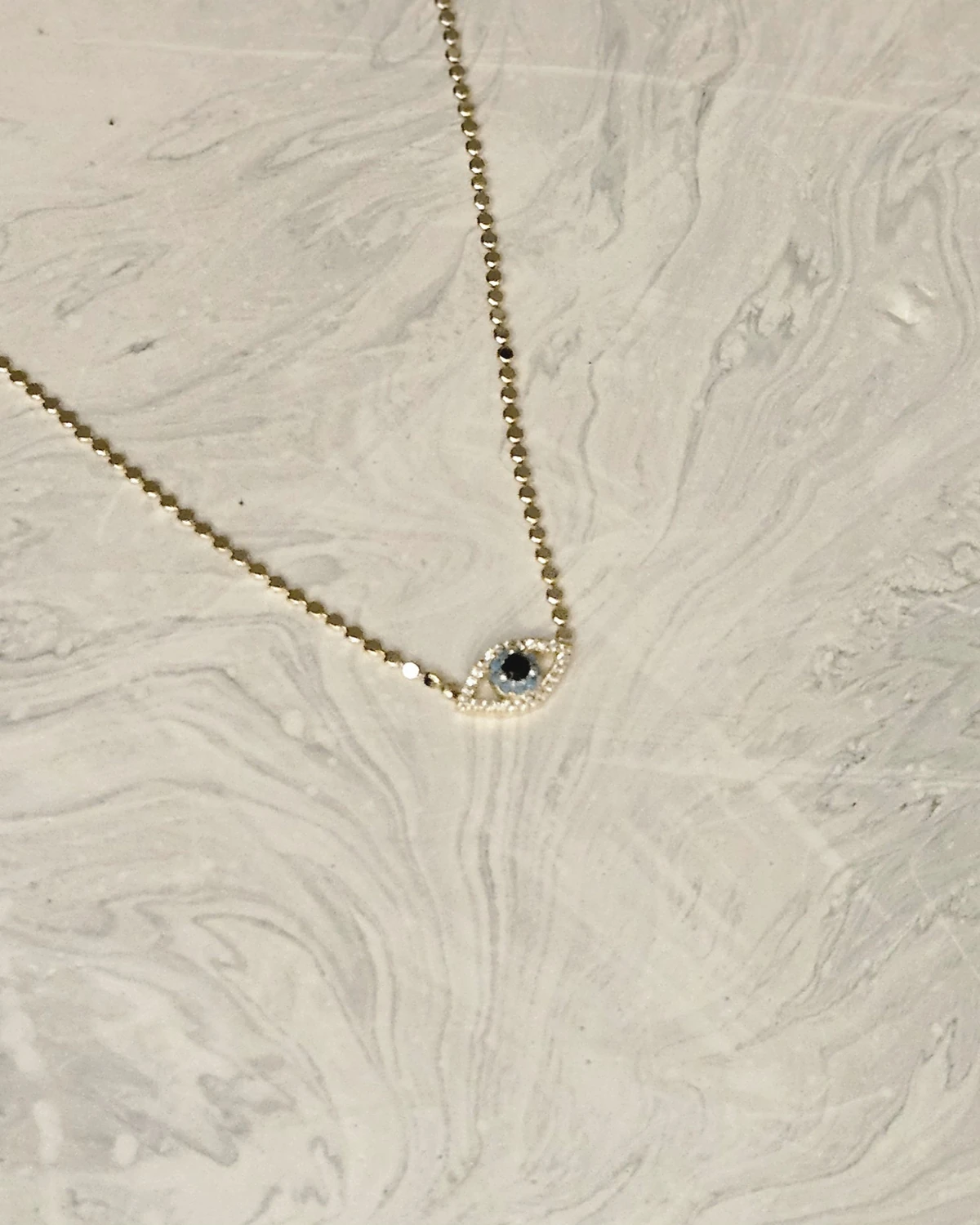 Midnight Eye – Lacivert Taşlı Nazar Kolye